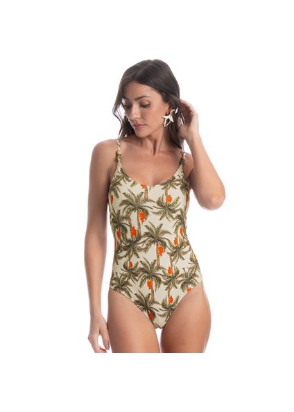 Maiô Coqueiros Laranja - Imagem 1