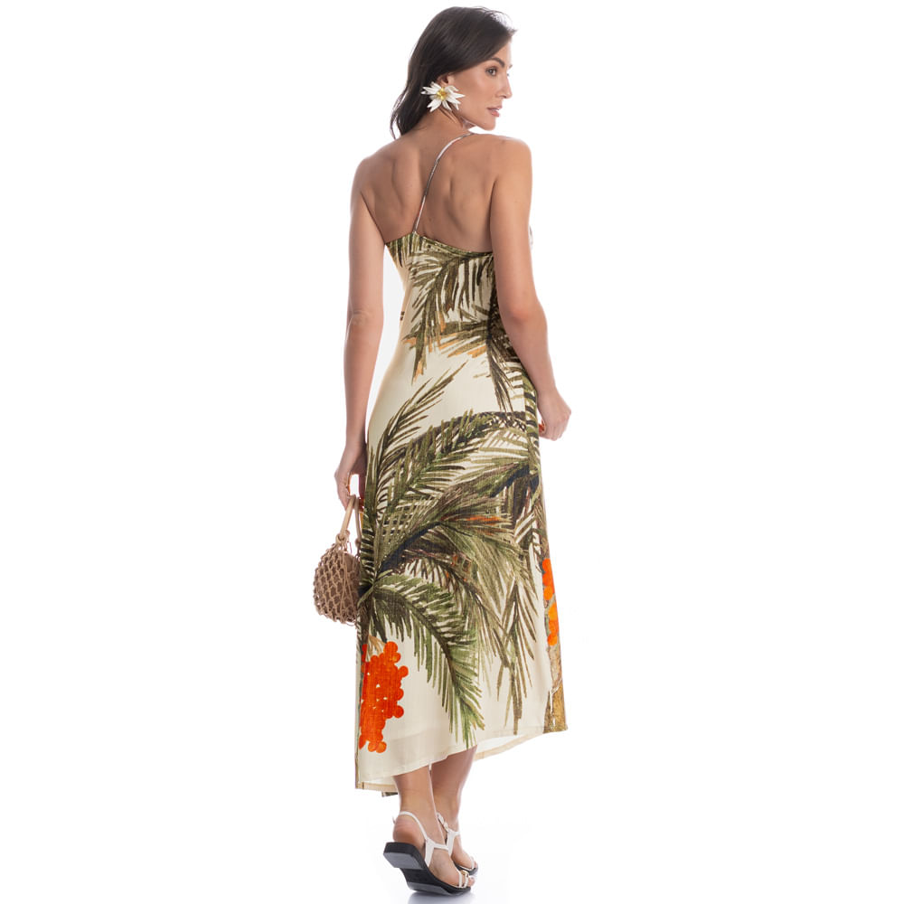 Vestido Assimétrico Coqueiros - Imagem 4 - Mobile