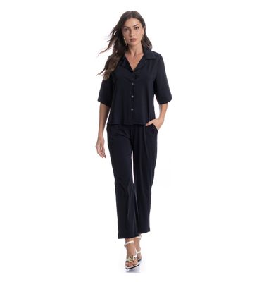 Camisa Feminina Curta Madri - Imagem 3 - Mobile