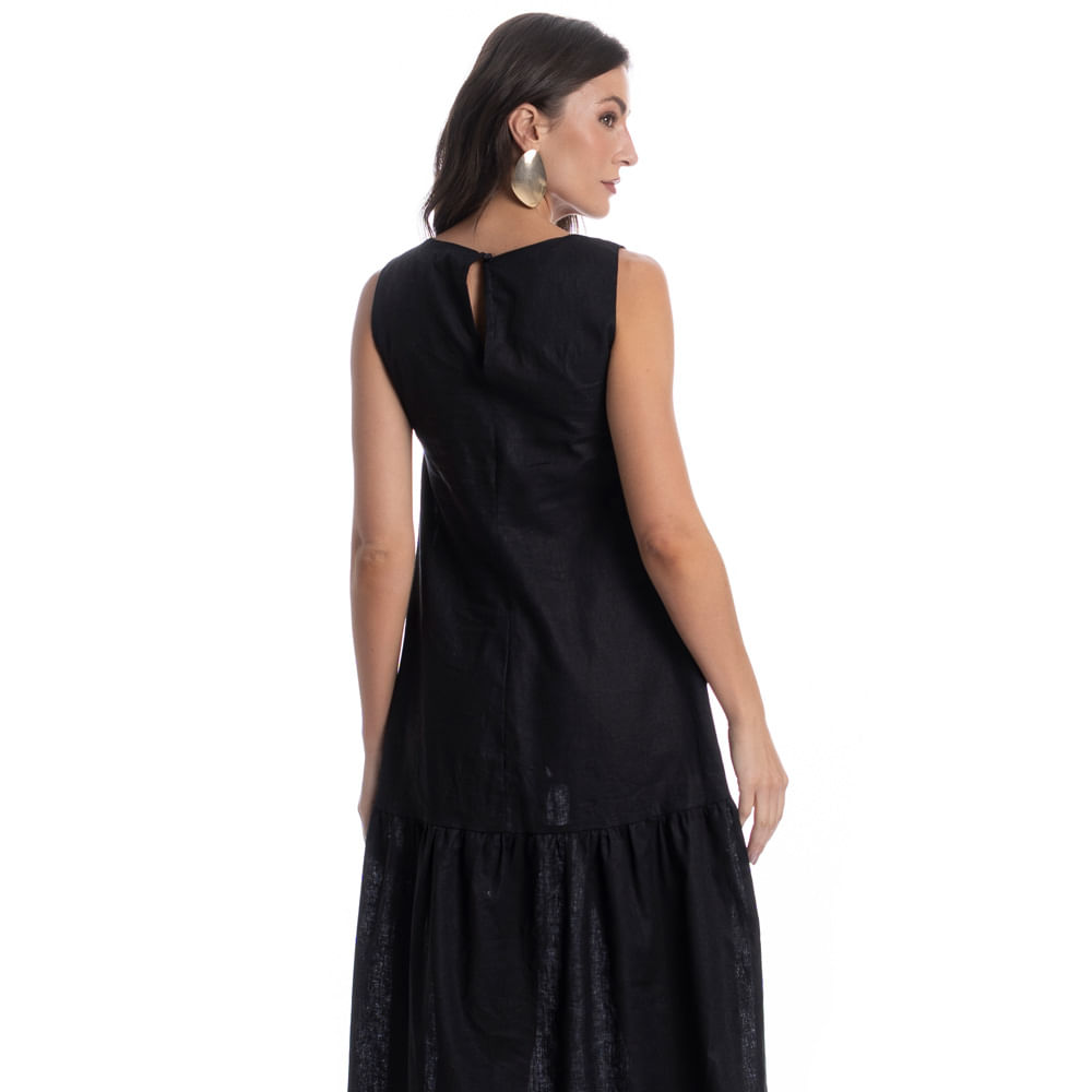 Vestido Com Bolso Maragogi - Imagem 2 - Mobile