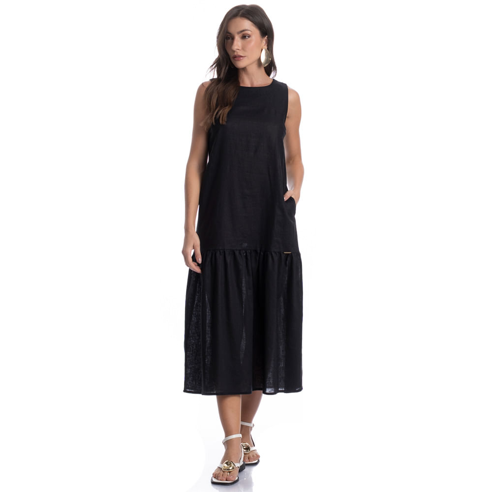 Vestido Com Bolso Maragogi - Imagem 3 - Mobile