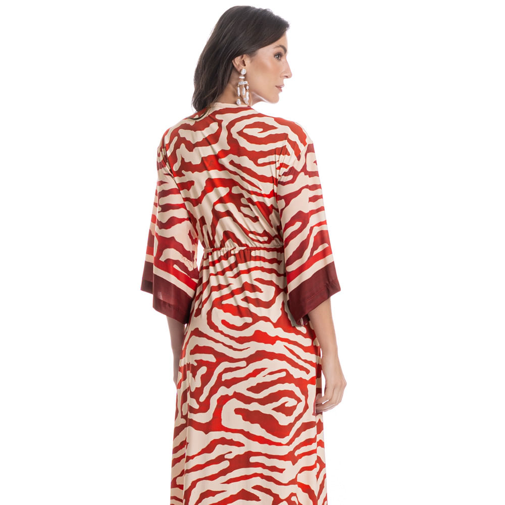 Kaftan Carmini Vermelho - Imagem 2