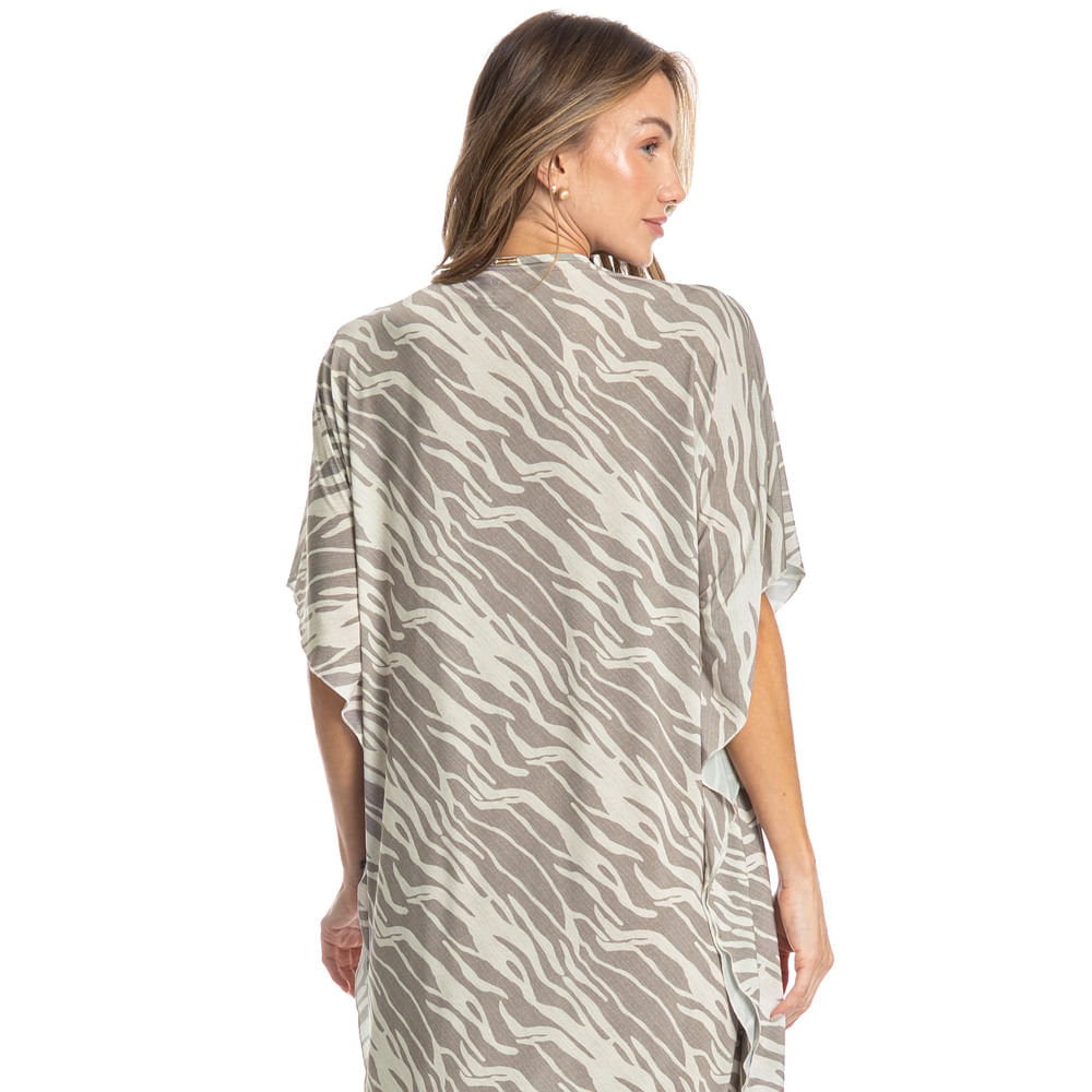 Kaftan Longo Feminino Isla Bege - Imagem 2