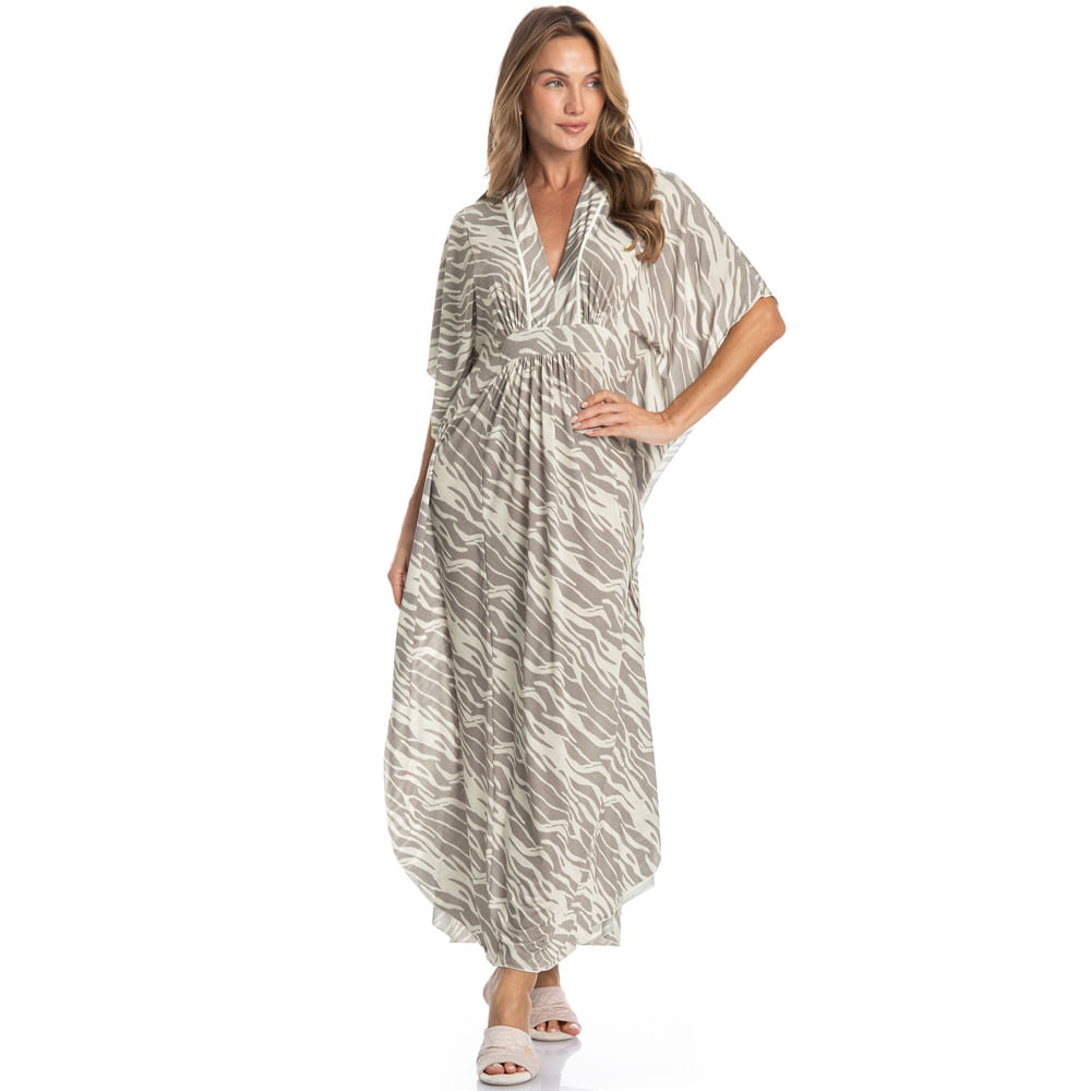 Kaftan Longo Feminino Isla - Imagem 3 - Mobile