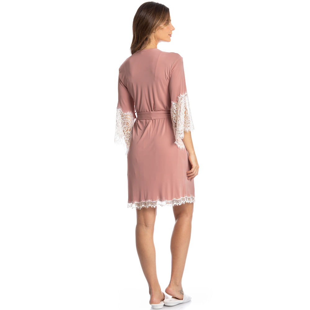 Robe Feminino Com Renda Kira - Imagem 4 - Mobile