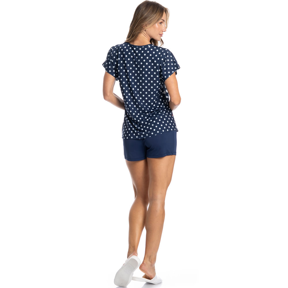 Pijama Feminino Curto Zoe - Imagem 4 - Mobile