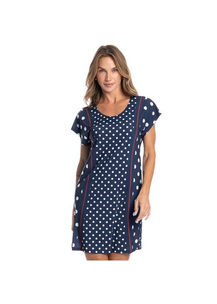 Camisão Curto Zoe Azul-marinho - Imagem 1