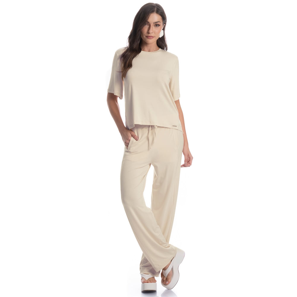 Calça Feminina Com Bolso Venturini - Imagem 3 - Mobile