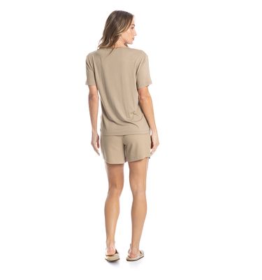 Pijama Curto Piquet - Imagem 4 - Mobile