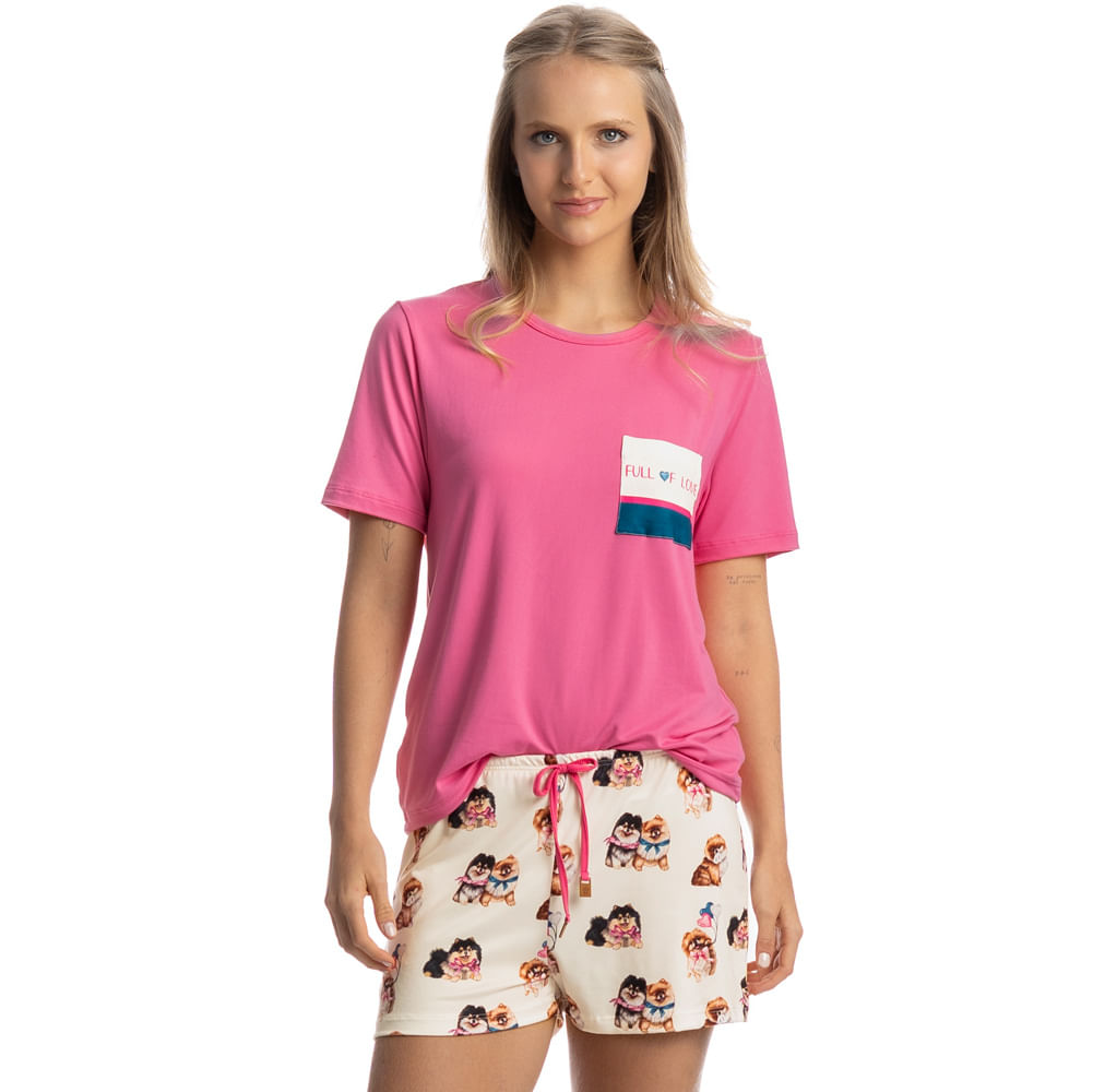 Pijama Curto Lovely - Imagem 1