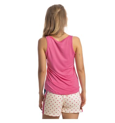 Pijama Curto Regata Lovely - Imagem 2 - Mobile