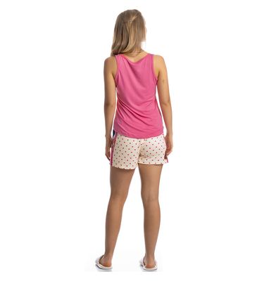 Pijama Curto Regata Lovely - Imagem 4 - Mobile