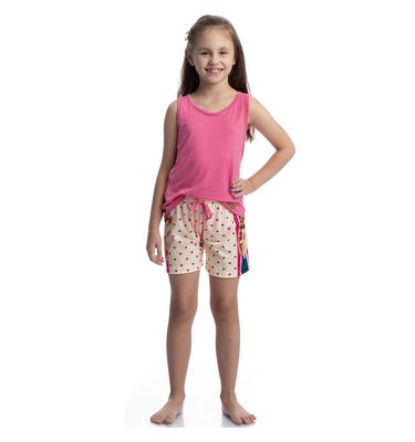Pijama Infantil Curto Regata Lovely - Imagem 3 - Mobile