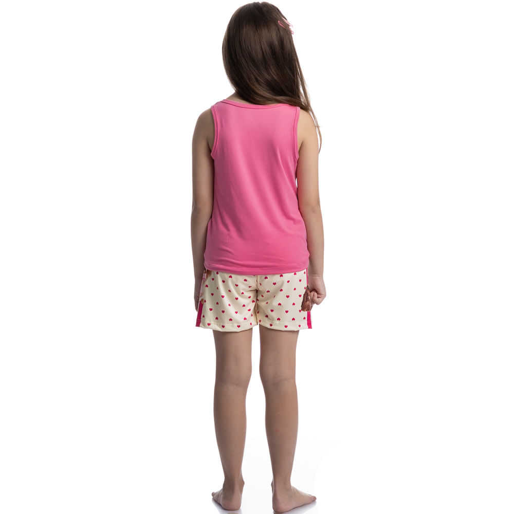 Pijama Infantil Curto Regata Lovely - Imagem 4 - Mobile