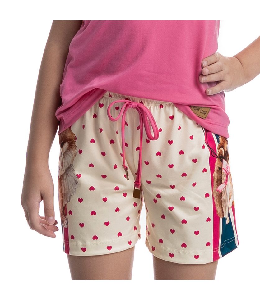 Pijama Infantil Curto Regata Lovely - Imagem 5 - Desktop