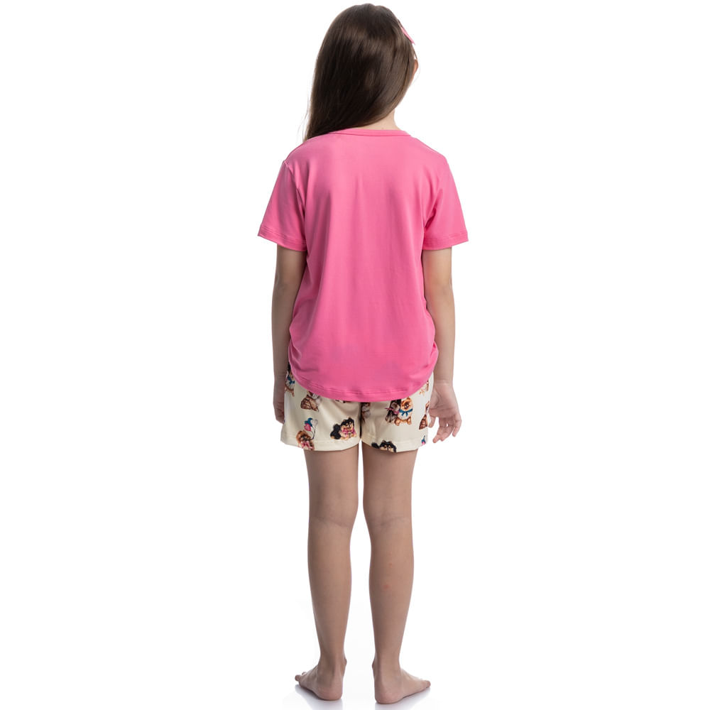 Pijama Curto Infantil Lovely - Imagem 4 - Mobile