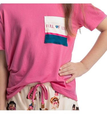Pijama Curto Infantil Lovely - Imagem 5 - Mobile