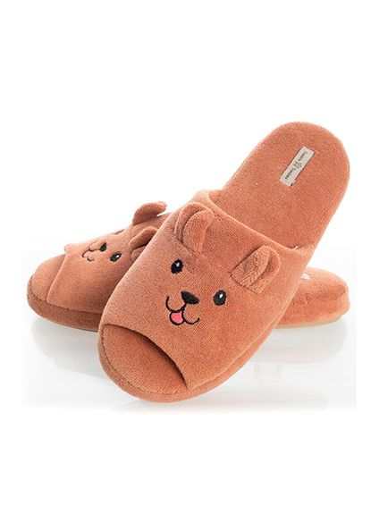 Chinelo Aberto Em Atoalhado Lyla Bege - Imagem 1