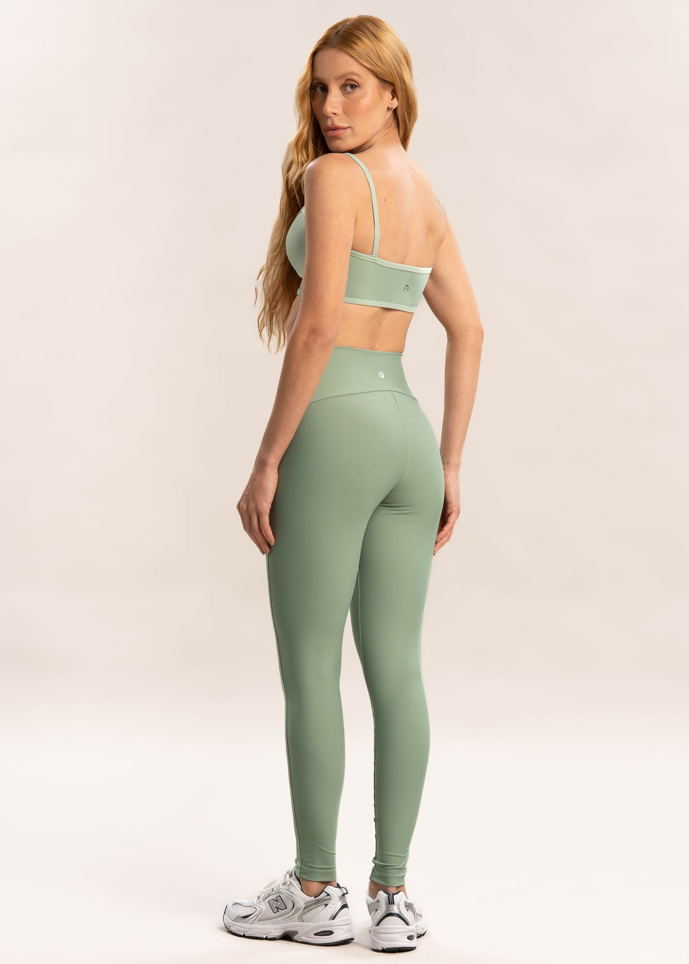 Calça Feminina Legging Invisible Slim Shape Curve Verde - Imagem 2