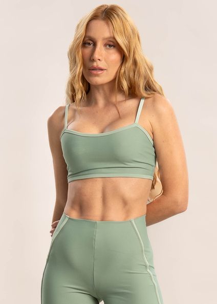 Top Alcinha Soft Curve Verde - Imagem 1