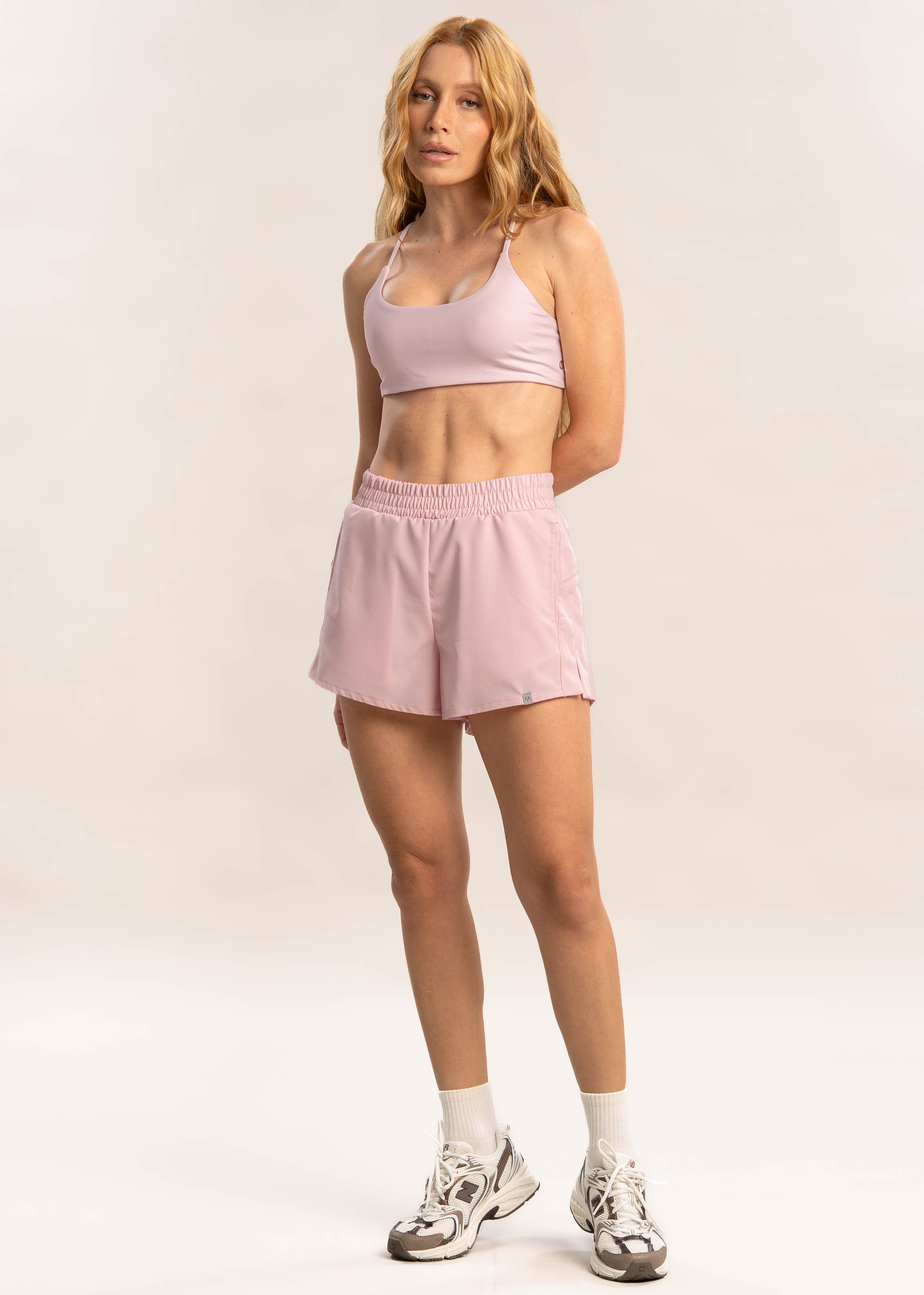 Shorts Duplo Com 2 Bolsos Harmony - Imagem 3 - Mobile