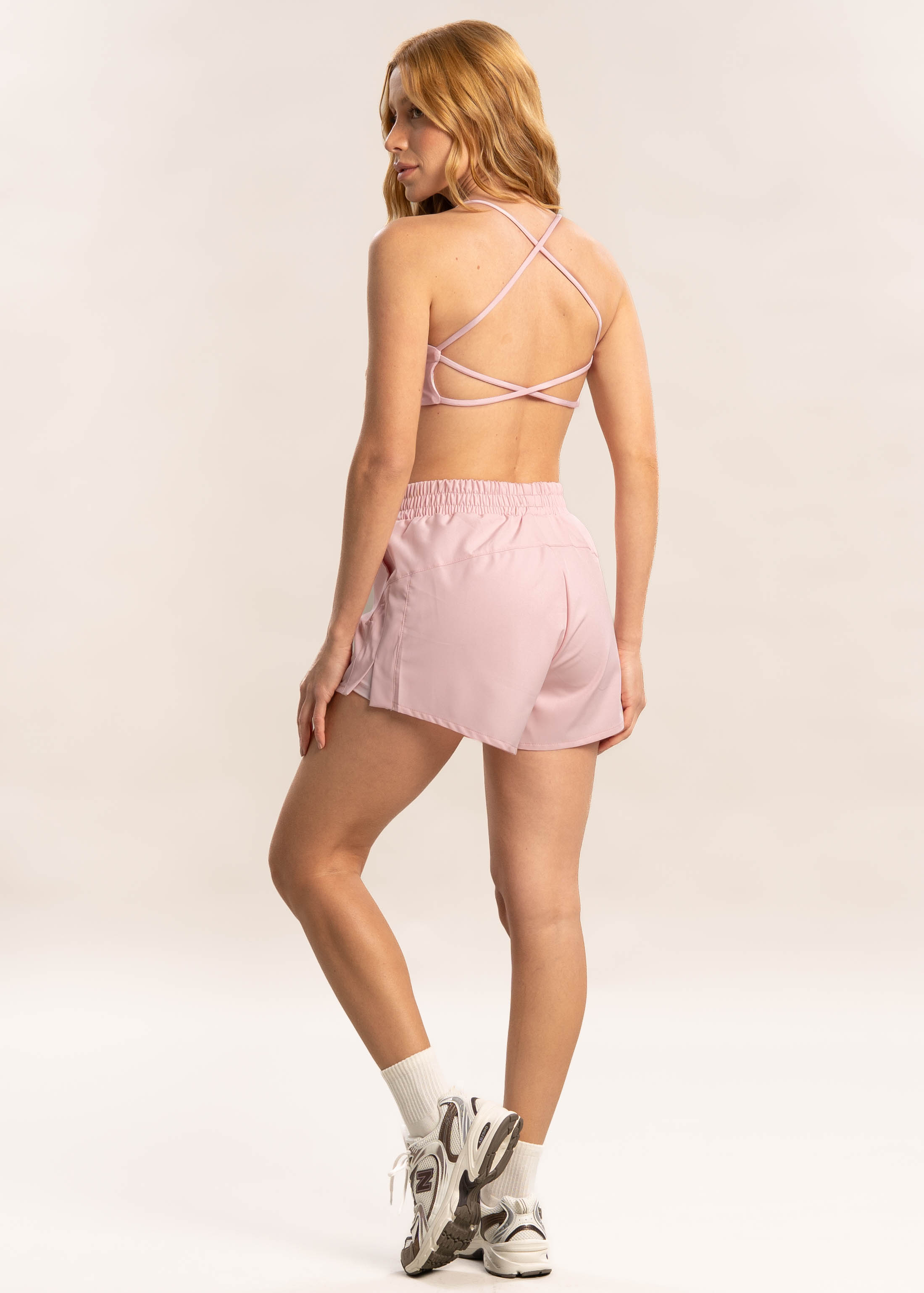Shorts Duplo Com 2 Bolsos Harmony - Imagem 4 - Mobile