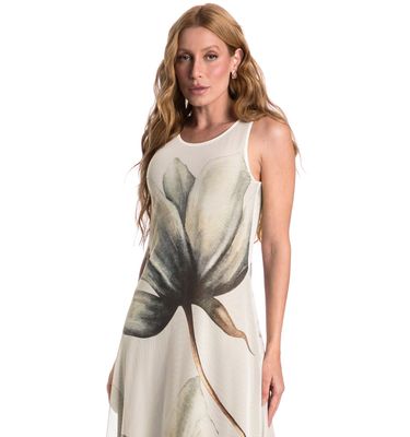Vestido Evasê De Tule Brisa - Imagem 3 - Mobile