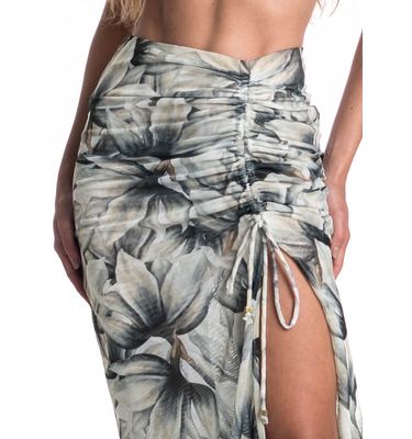 Saia Midi De Tule Franzida Brisa - Imagem 5 - Mobile