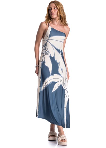 Vestido Assimétrico Maré Azul-2 - Imagem 1