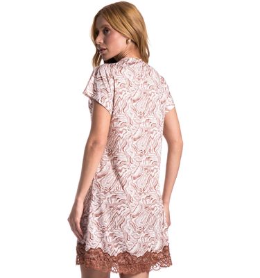 Camisão Curto Com Renda Melissa - Imagem 2 - Mobile