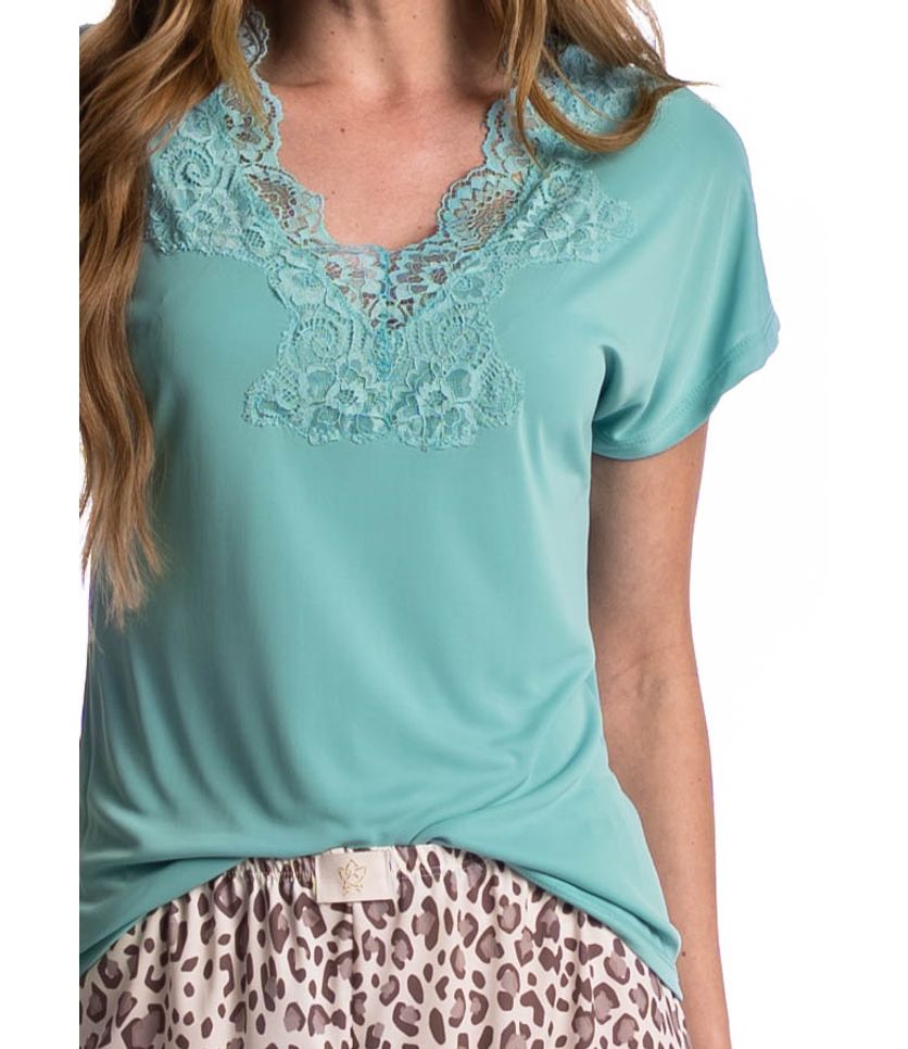 Pijama Feminino Curto Luisa - Imagem 5 - Desktop