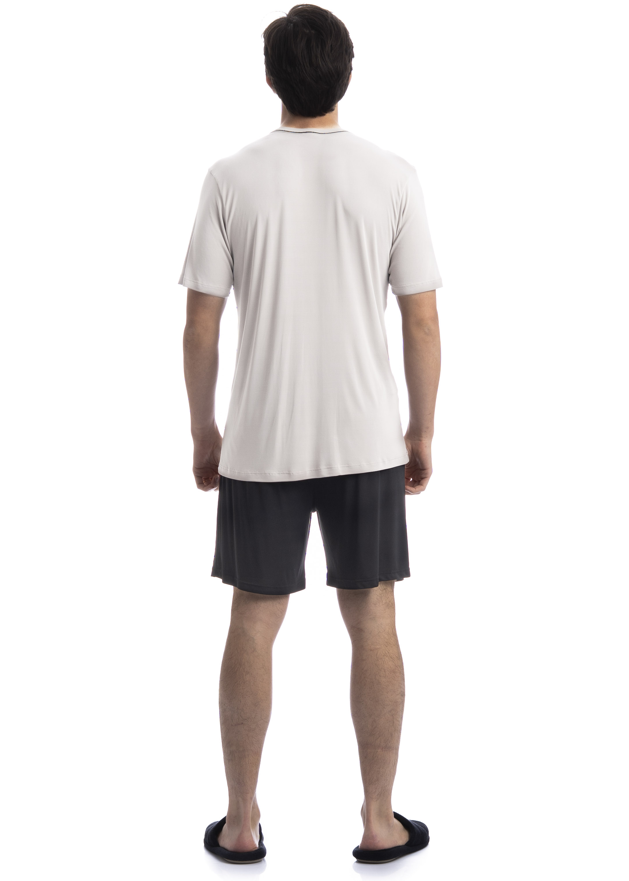 Pijama Masculino Curto Luar Tombini - Imagem 4 - Mobile