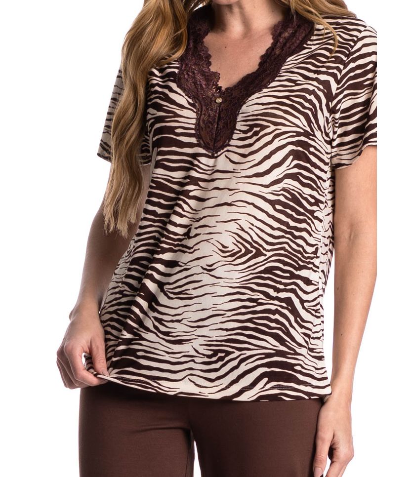 Pijama Feminino Pescador Helô - Imagem 5 - Desktop