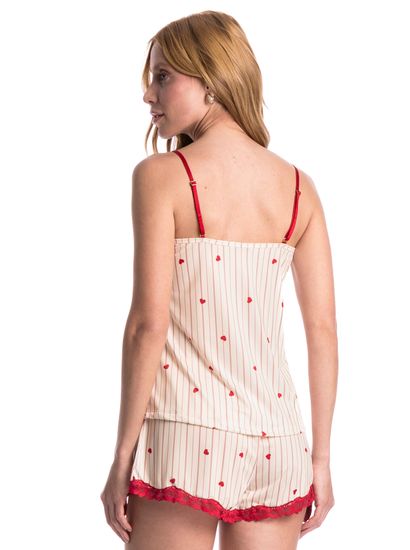 Short Doll Mini Com Renda Love - Imagem 2 - Desktop