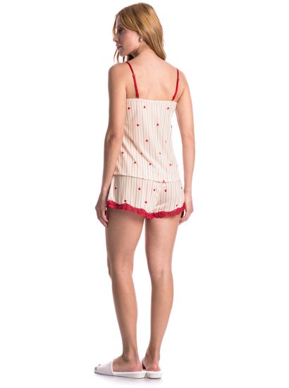 Short Doll Mini Com Renda Love - Imagem 4 - Desktop