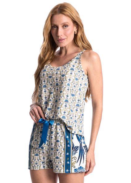 Short Doll Milena Azul-2 - Imagem 1