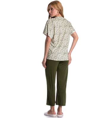 Pijama Feminino Capri Refúgio - Imagem 2 - Mobile