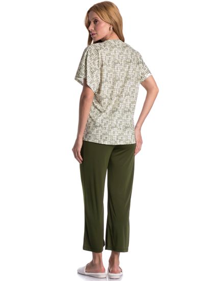 Pijama Feminino Capri Refúgio - Imagem 2 - Desktop