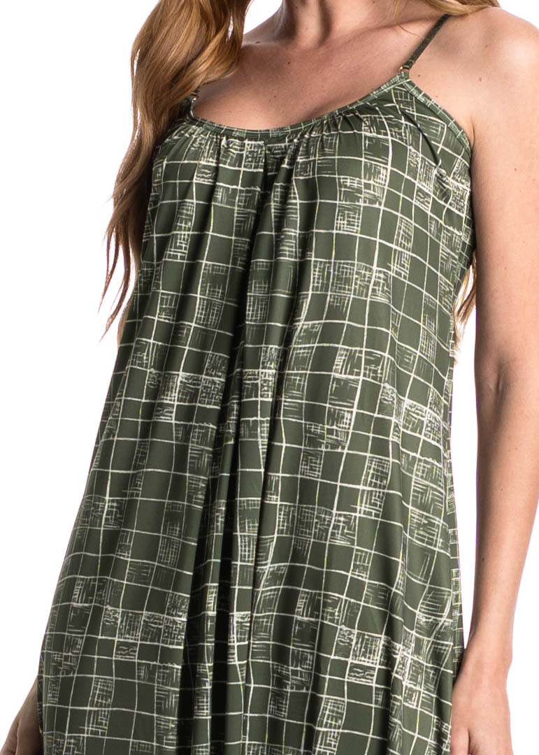 Vestido Midi Sybille Estampado Refúgio - Imagem 5 - Mobile