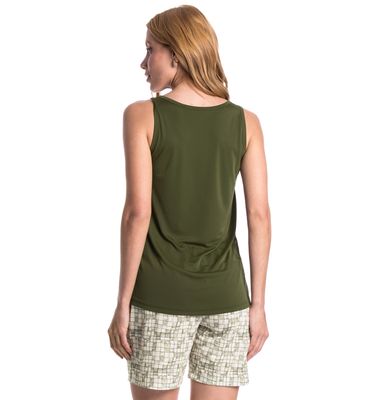 Pijama Feminino Shortão Regata Refúgio - Imagem 2 - Mobile
