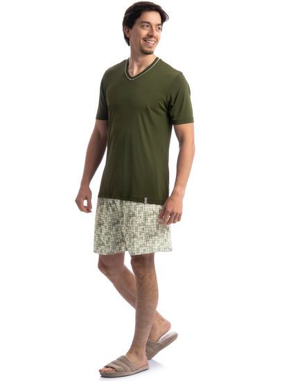 Pijama Masculino Curto Refúgio Tombini - Imagem 3 - Desktop
