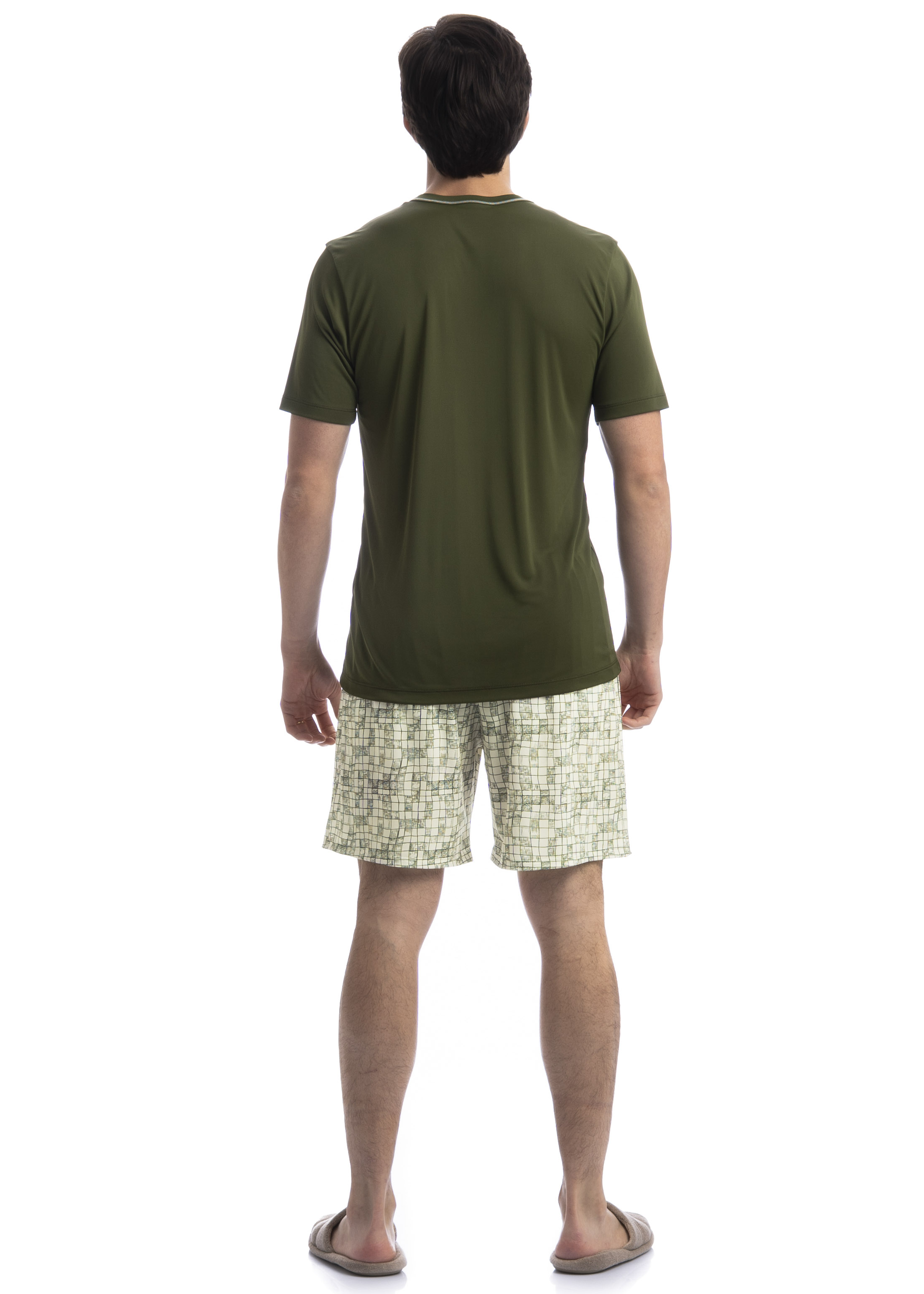 Pijama Masculino Curto Refúgio Tombini - Imagem 4 - Mobile