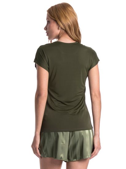 Pijama Feminino Curto Cetim Júlia - Imagem 2 - Desktop