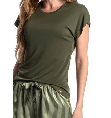 Pijama Feminino Curto Cetim Júlia - Imagem 5 - Mobile