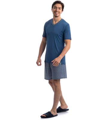 Pijama Masculino Curto Verano Tombini - Imagem 3 - Mobile
