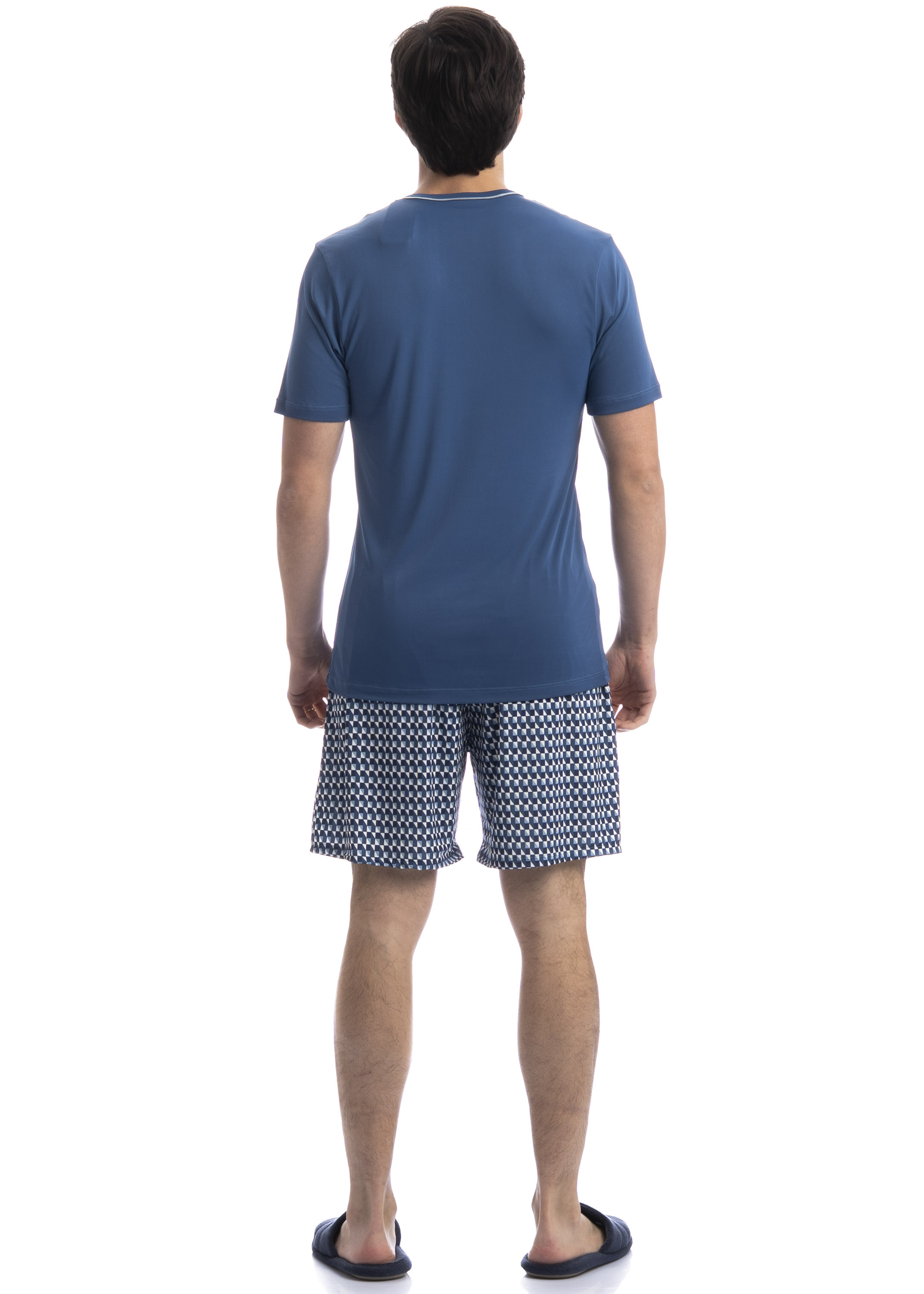 Pijama Masculino Curto Verano Tombini - Imagem 4 - Mobile