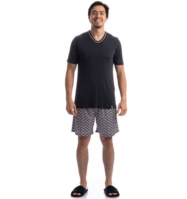 Pijama Masculino Curto Verano Tombini - Imagem 3 - Mobile