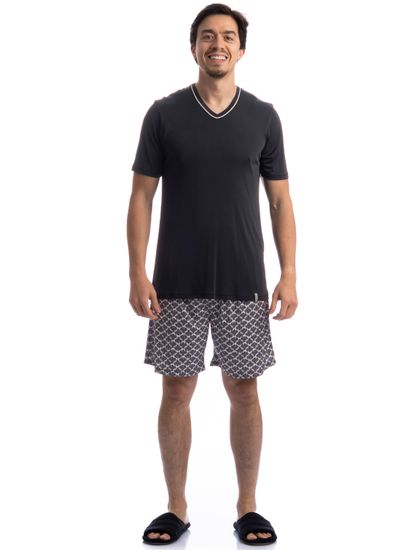 Pijama Masculino Curto Verano Tombini - Imagem 3 - Desktop