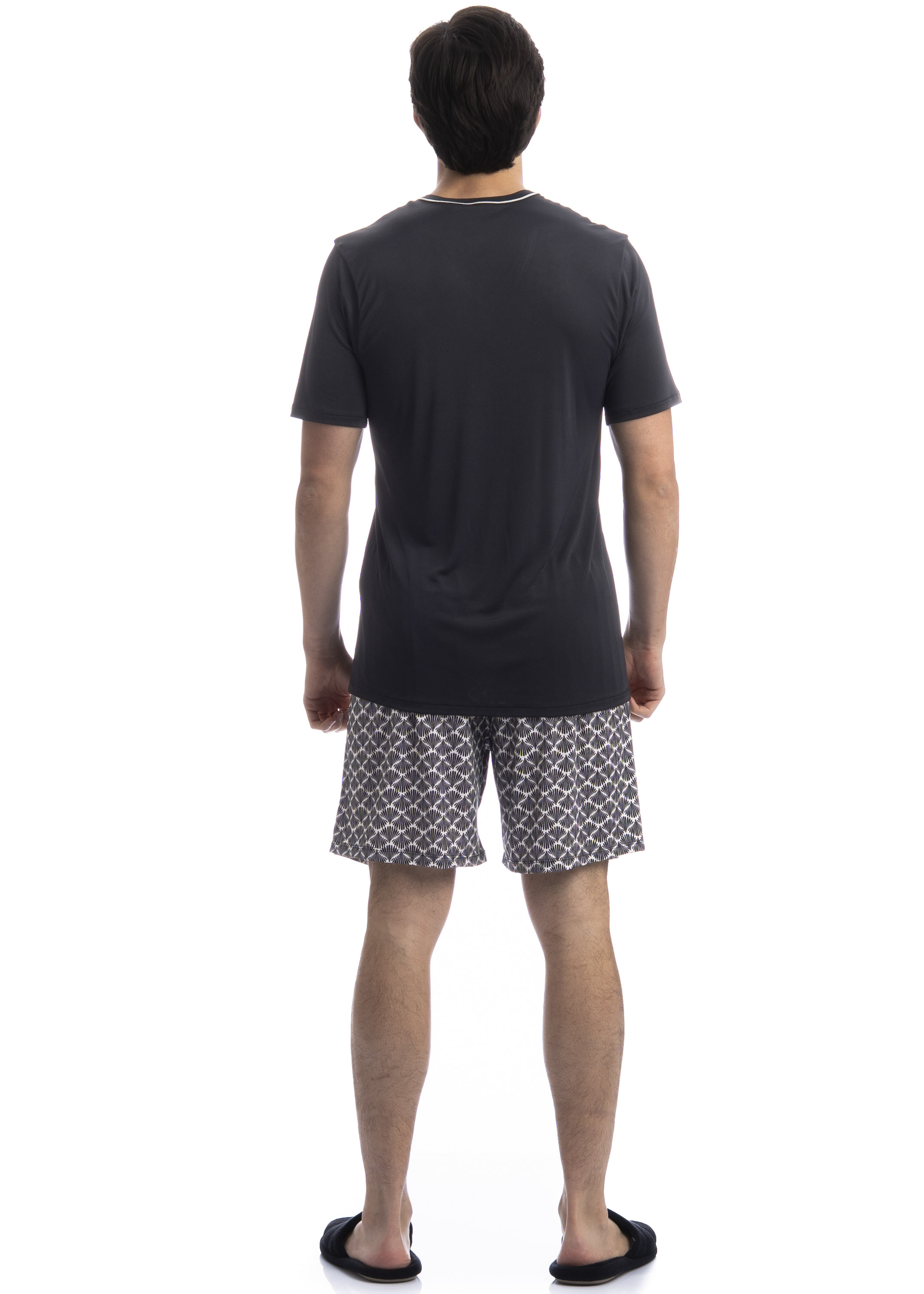 Pijama Masculino Curto Verano Tombini - Imagem 4 - Mobile