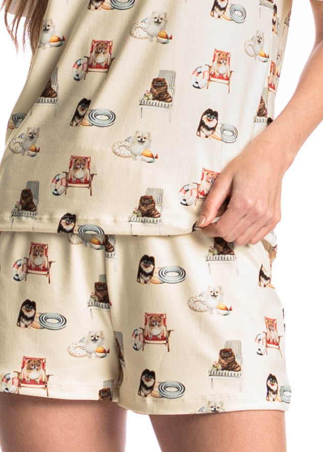 Pijama Feminino Curto Lyla Summer - Imagem 5 - Mobile
